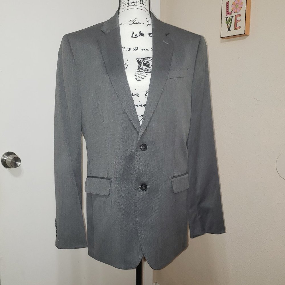 Gray Suit Jacket Slim Fit By J Ferrar